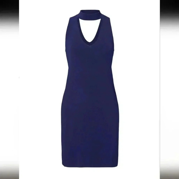 MILLY Blue Italian Structured Shift Dress Size S rtr15 - Picture 1 of 7